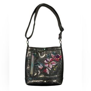 Unique cross body bag with embroidery